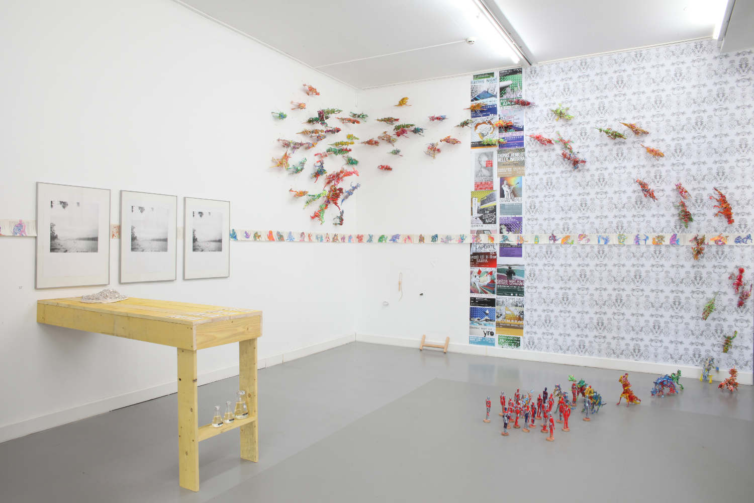 Vue de l'exposition / Palais des Paris - Tokyo / Yakari-Hara-Frédéric-Weigel-Tamanosuke-Toyoda-Johan-Decaix